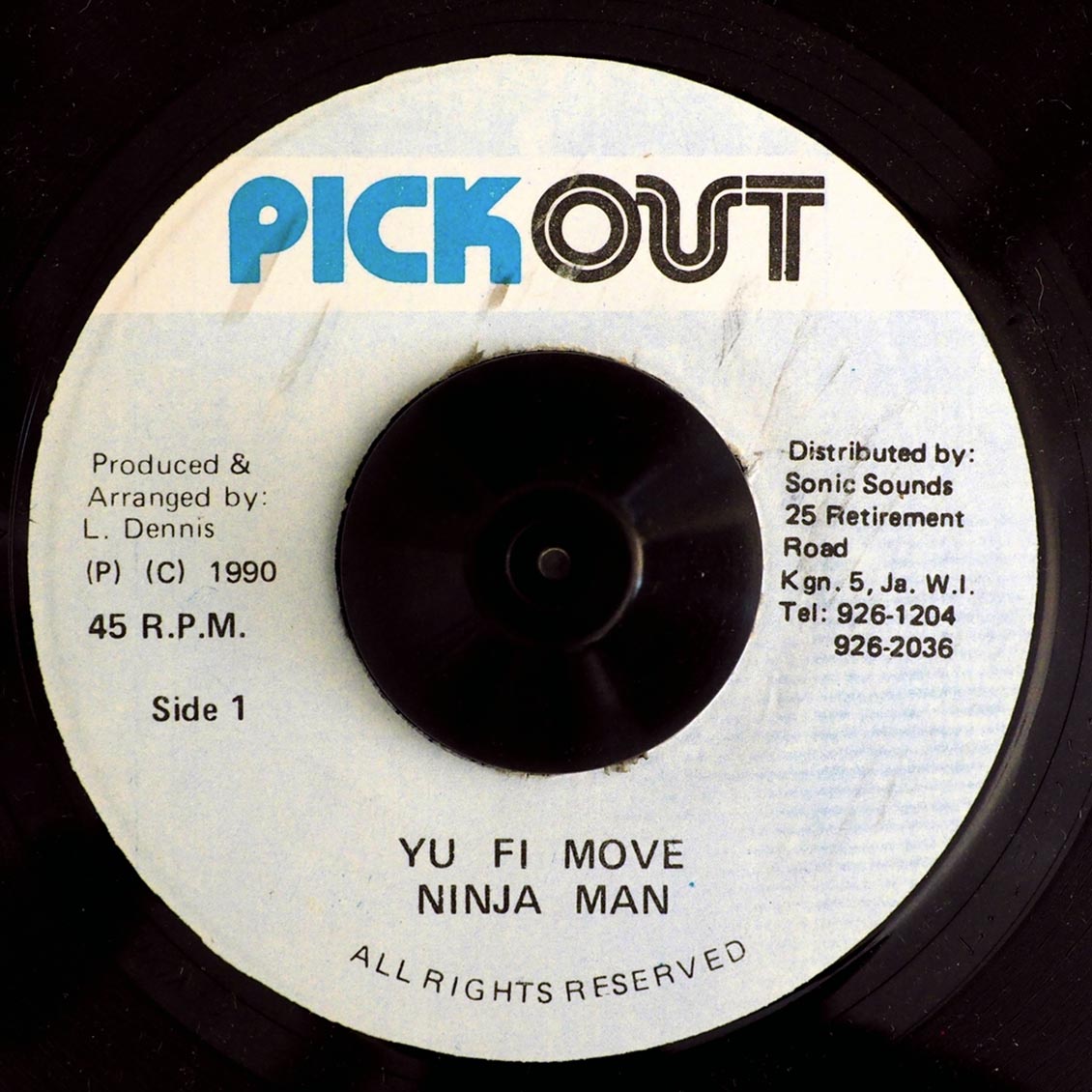 Ninja Man - Yu Fi Move  /  Version (orig. press)