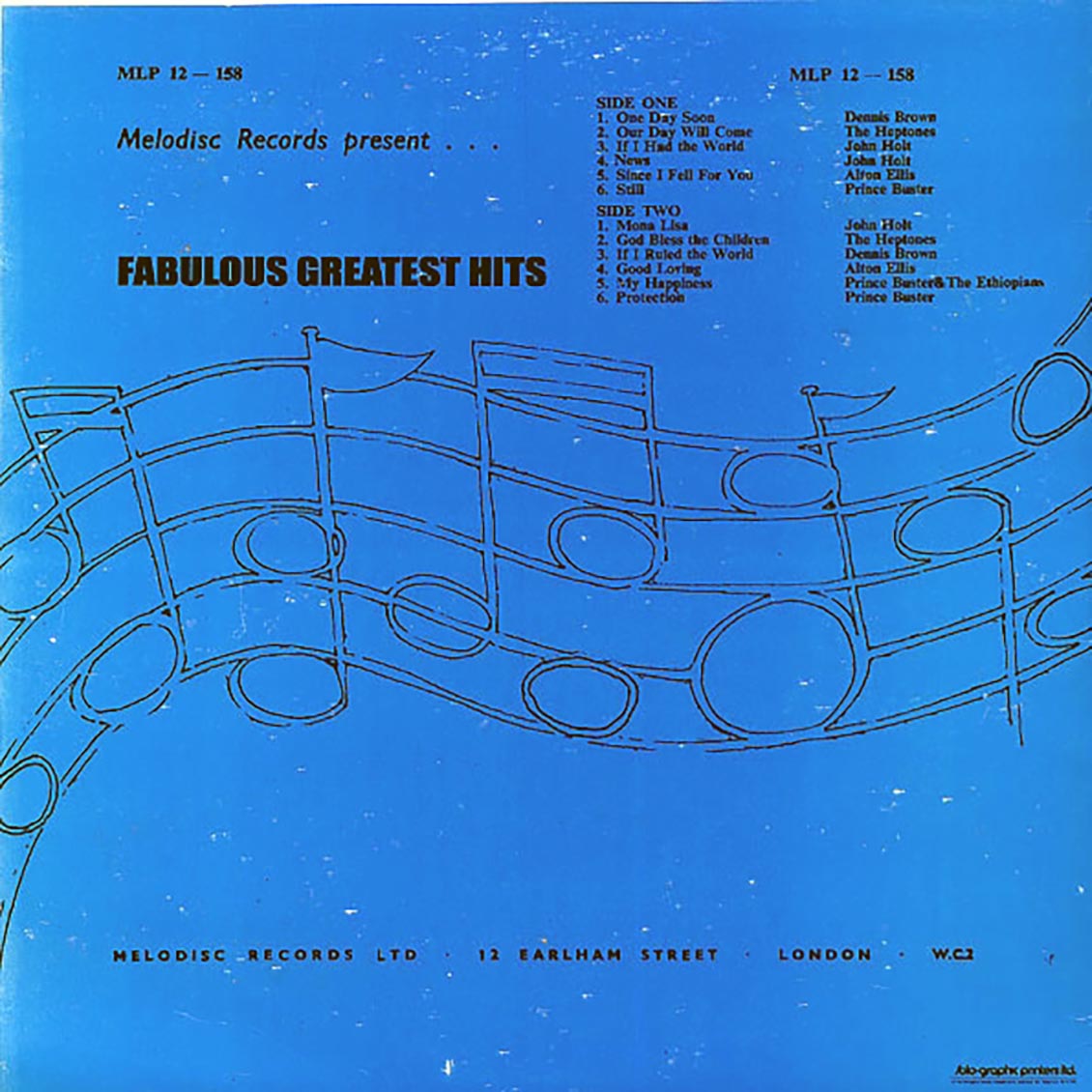 Prince Buster, Alton Ellis, Dennis Brown, The Heptones, Etc. - Jamaica's Greatest