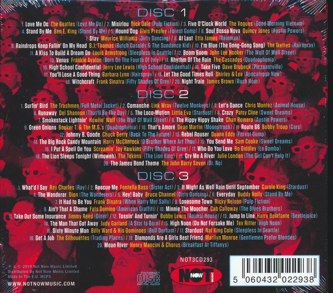 Dick Dale, The Beatles, Cab Calloway, Etta James, Etc. - Songs From The Movies (60 tracks) (3xCD) (deluxe 3-fold digipak)