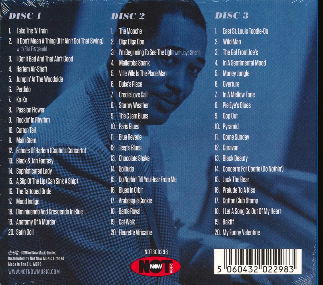Duke Ellington - Anthology (60 tracks) (3xCD) (deluxe 3-fold digipak)