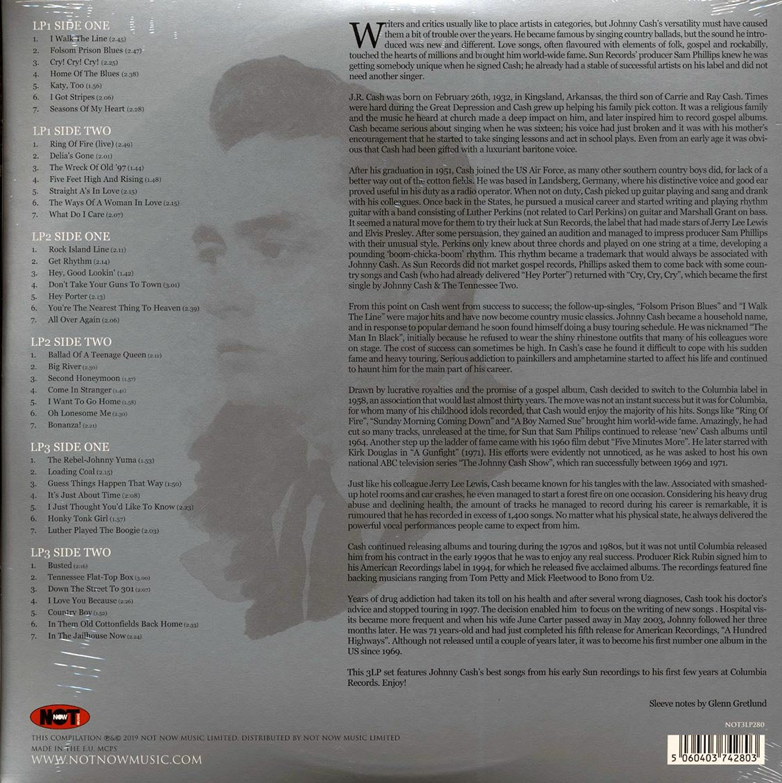 Johnny Cash - The Platinum Collection (3xLP) (red vinyl)