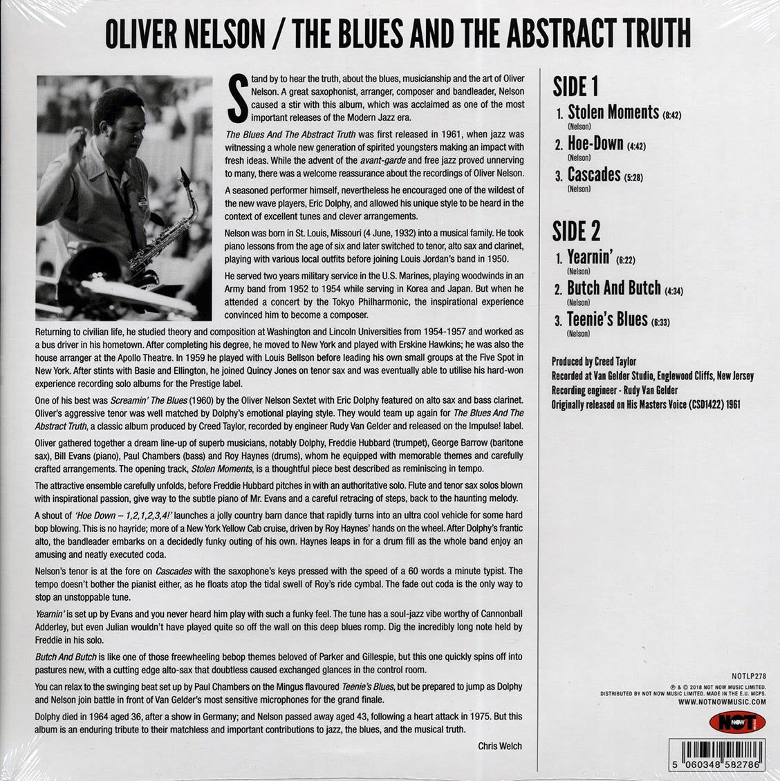 Oliver Nelson - The Blues Abstract Truth (180g)
