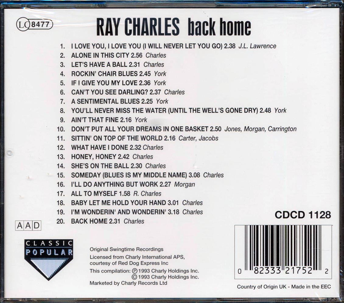 Ray Charles - Back Home