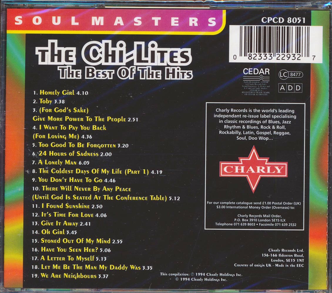 The Chi-lites - The Best Of The Hits