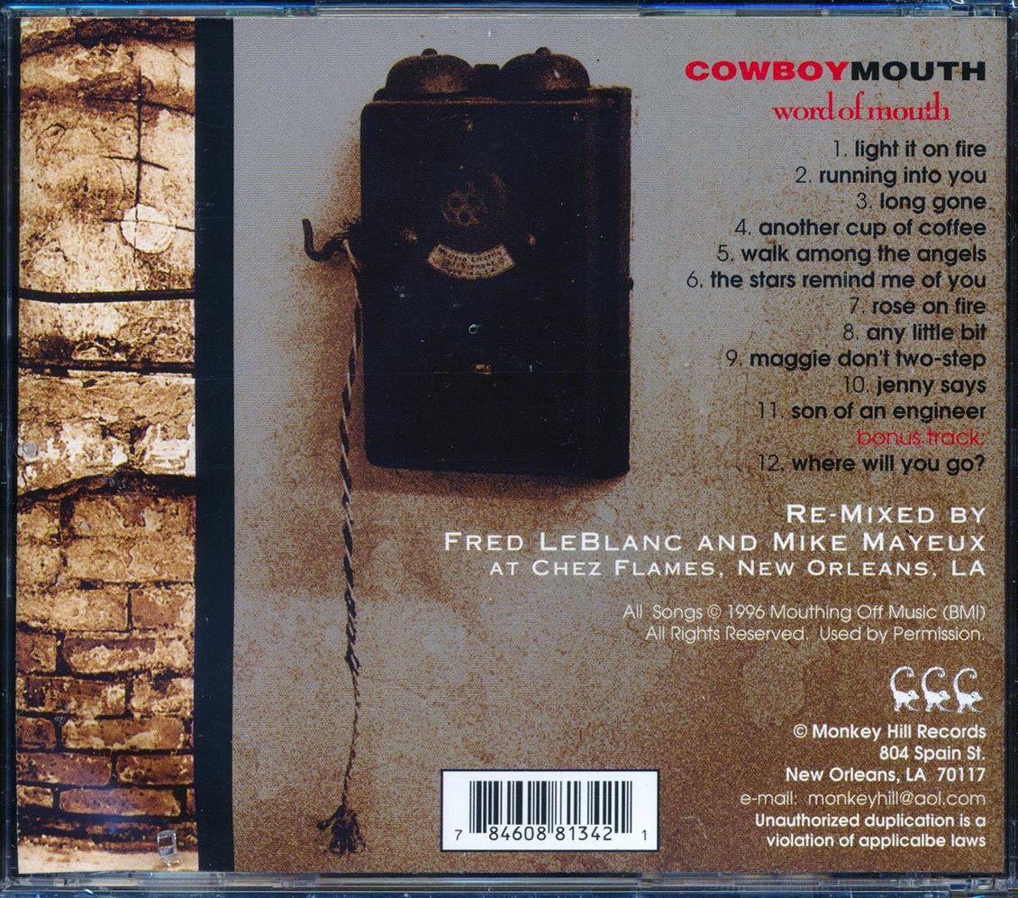 Cowboy Mouth - Word Of Mouth