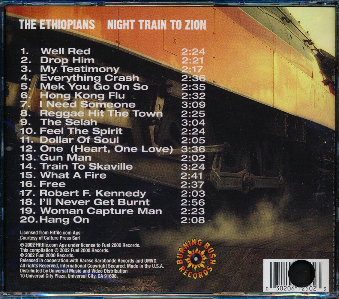 The Ethiopians - Night Train To Zion (20 tracks) (marked/ltd stock)