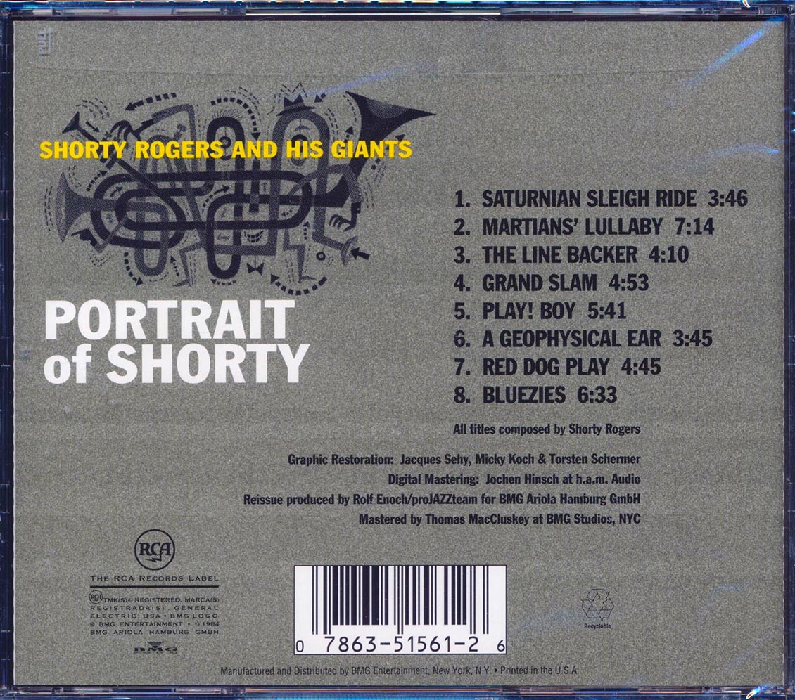 Shorty Rogers & His Giants - Portrait Of Shorty