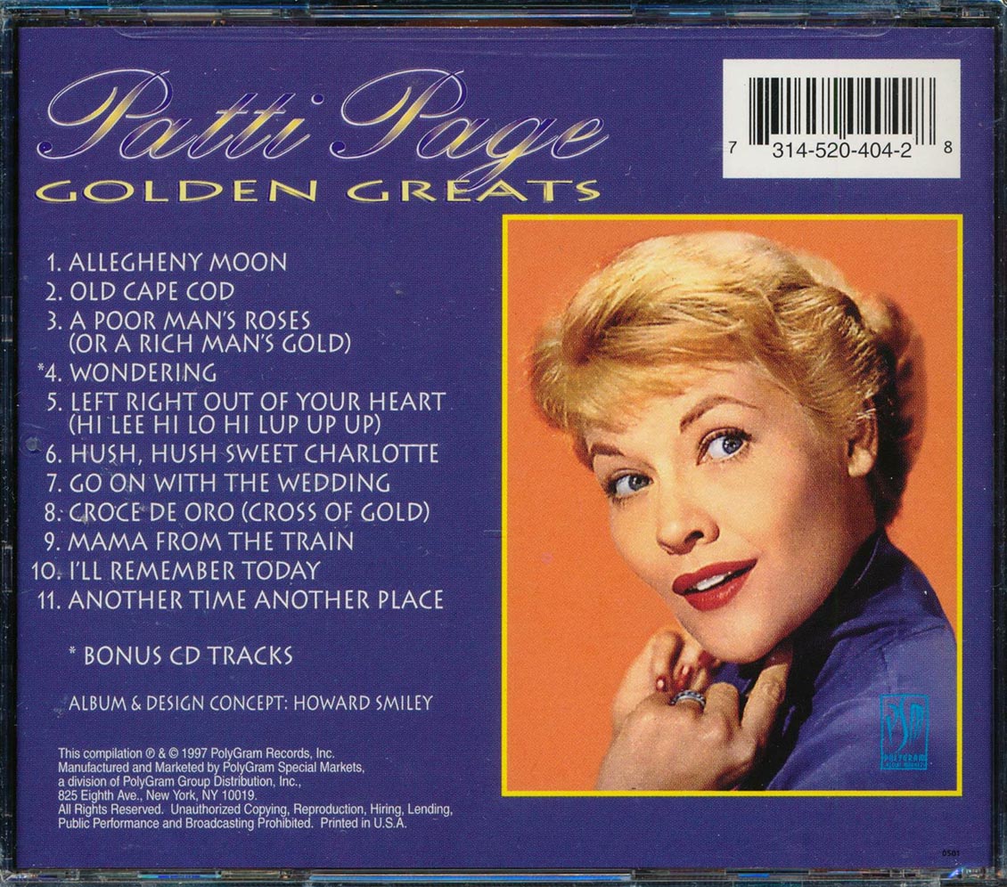 Patti Page - Golden Greats