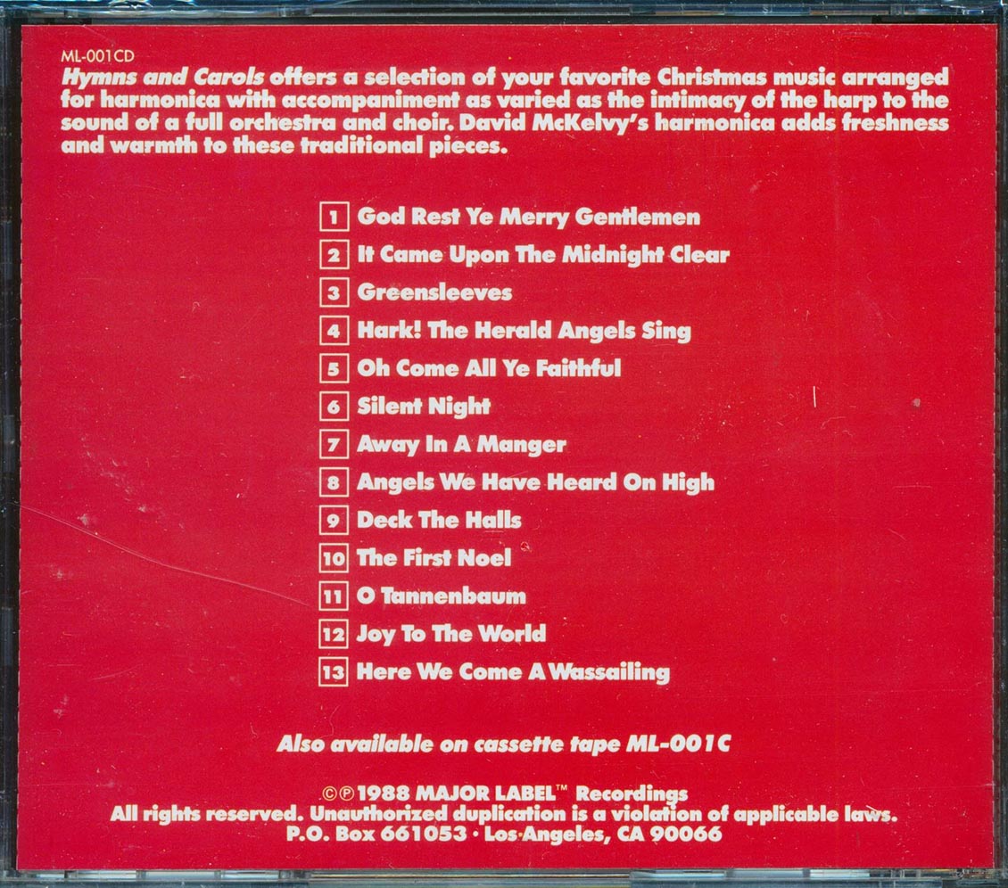 David McKelvy - Hymns & Carols: A Collection Of Your Favorite Christmas Music (Harmonica)