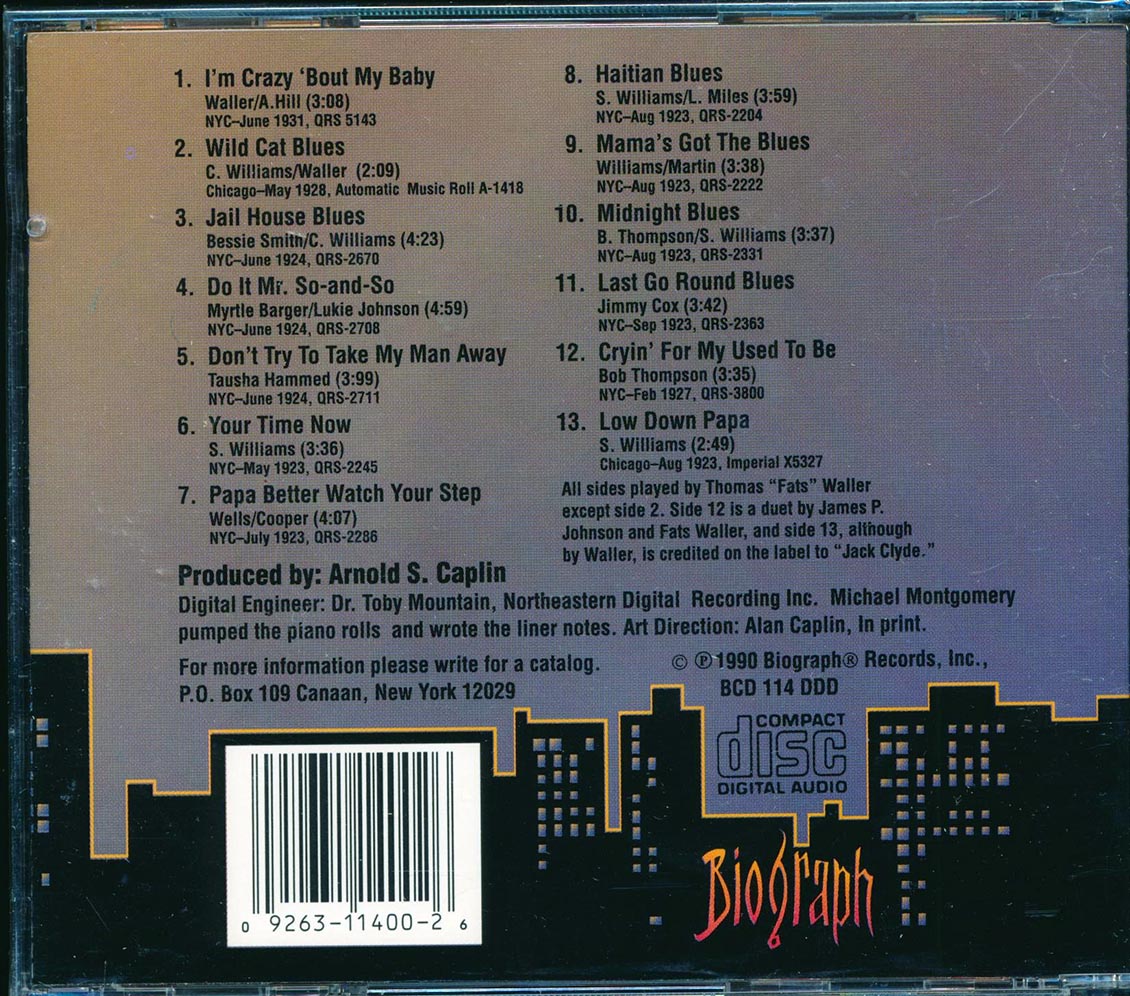 Fats Waller - Low Down Papa