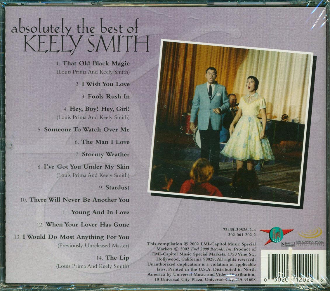 Keely Smith - Absolutely The Best Of Keely Smith (marked/ltd stock)