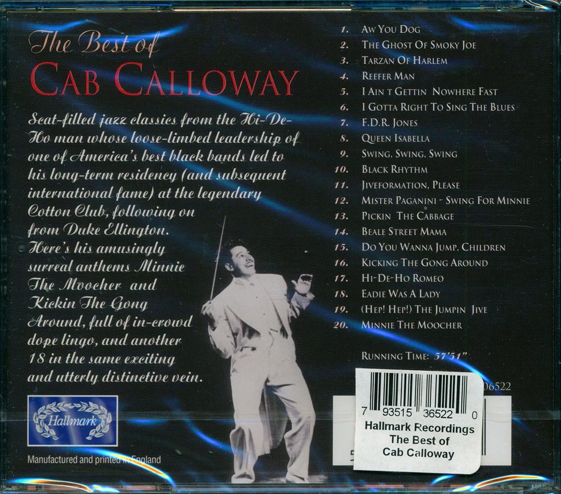 Cab Calloway - The Best Of Cab Calloway: 20 Jumpin' & Jivin' Classics