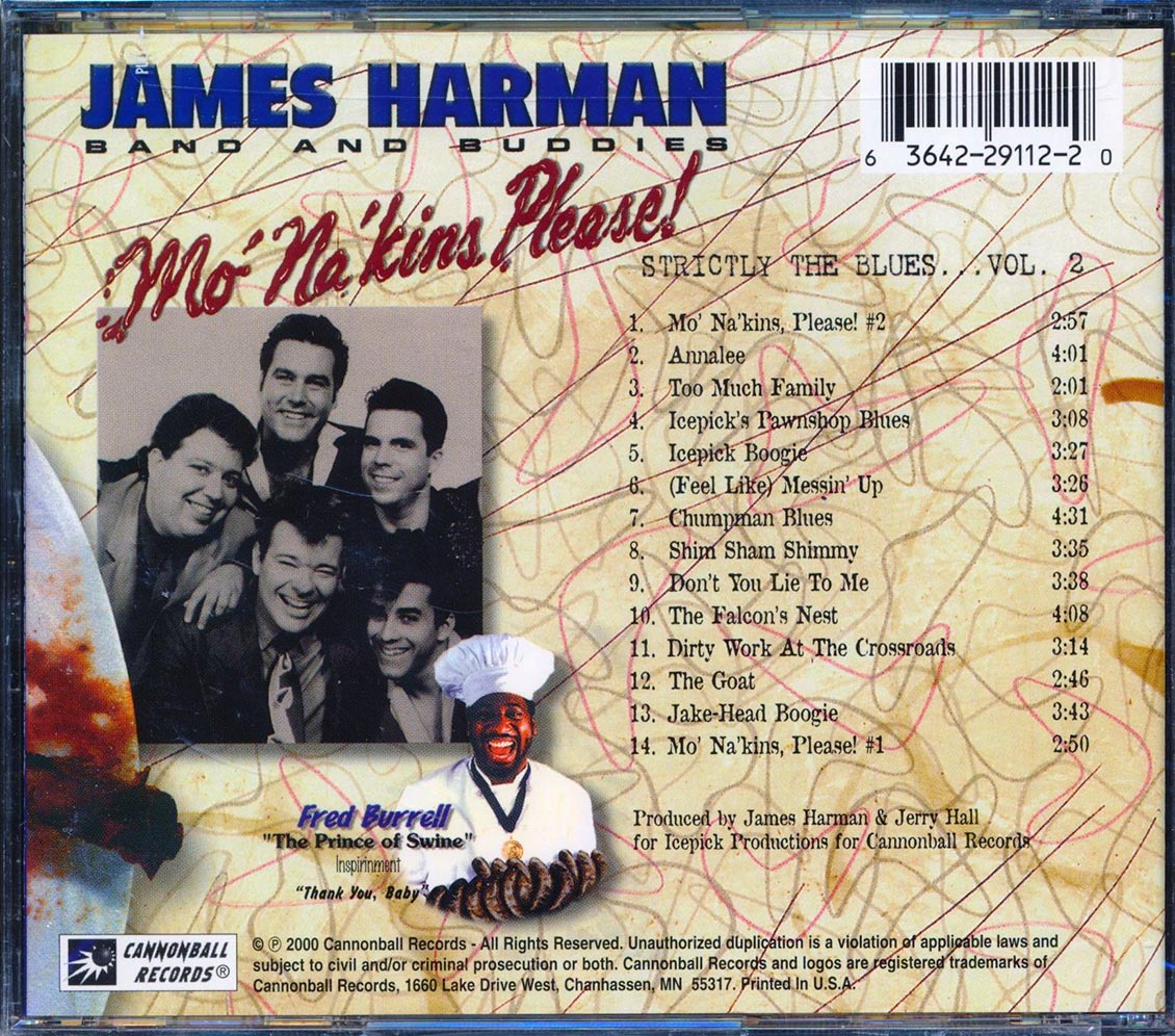 James Harman Band & Buddies - Mo' Na'kins Please
