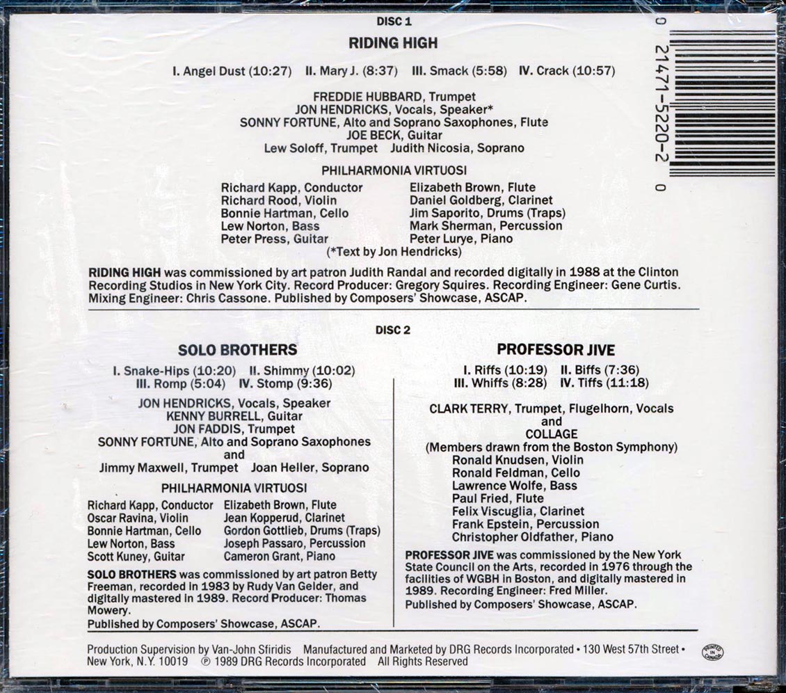 Freddie Hubbard & Friends - Riding High + Solo Brothers + Professor Jive (2xCD)