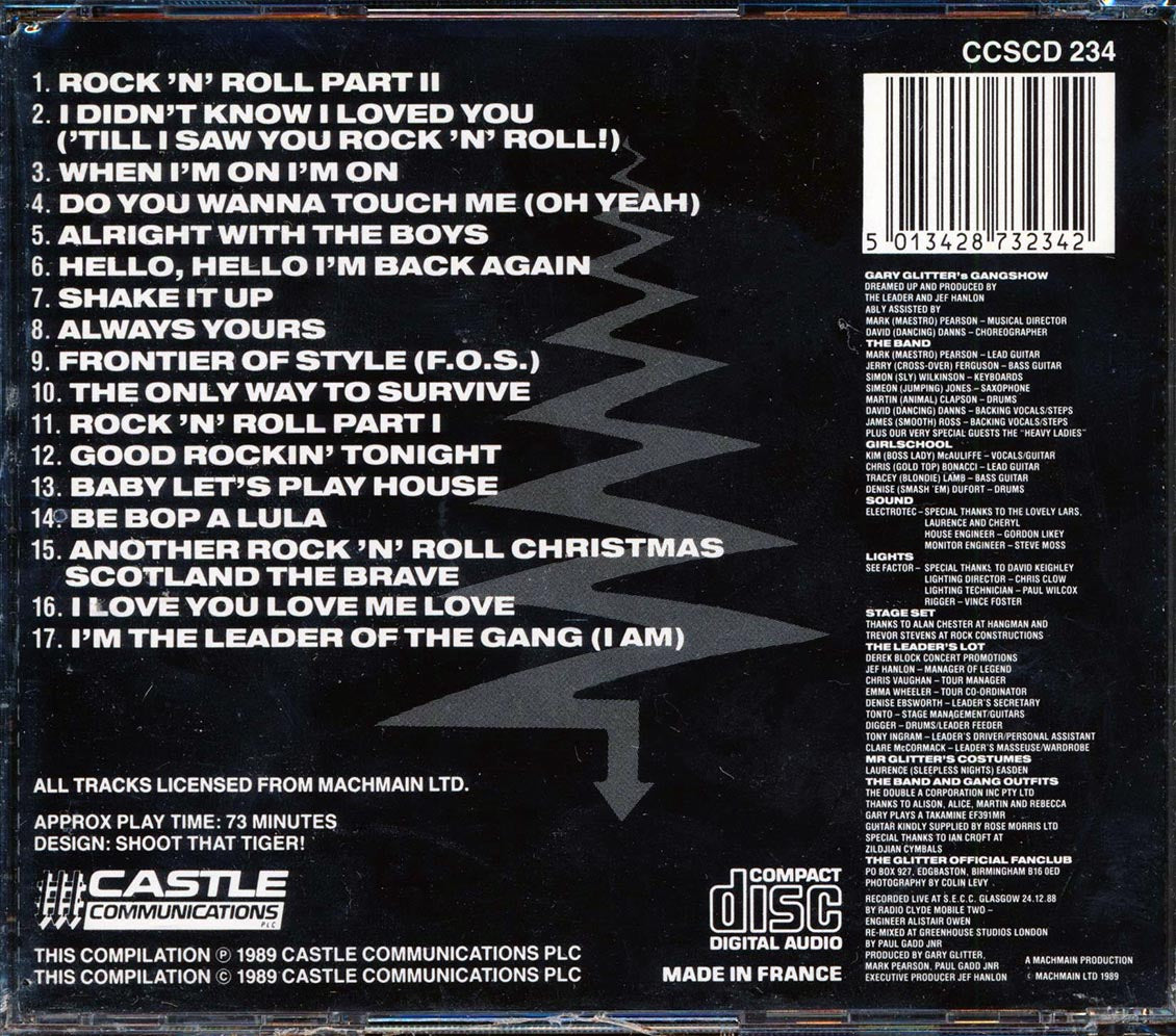 Gary Glitter's Gangshow - The Gang, The Band, The Leader