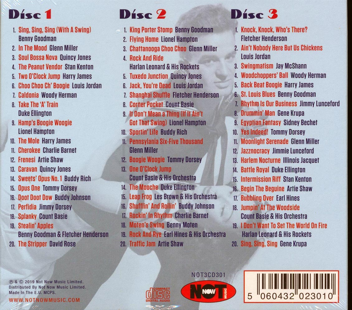 Glenn Miller, Buddy Rich, Benny Goodman, Count Basie, Etc. - The Very Best Of Swing! (60 tracks) (3xCD) (deluxe 3-fold digipak)