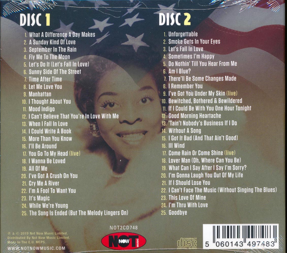 Dinah Washington - Sings The Great American Songbook (50 tracks) (2xCD) (deluxe 3-fold digipak)