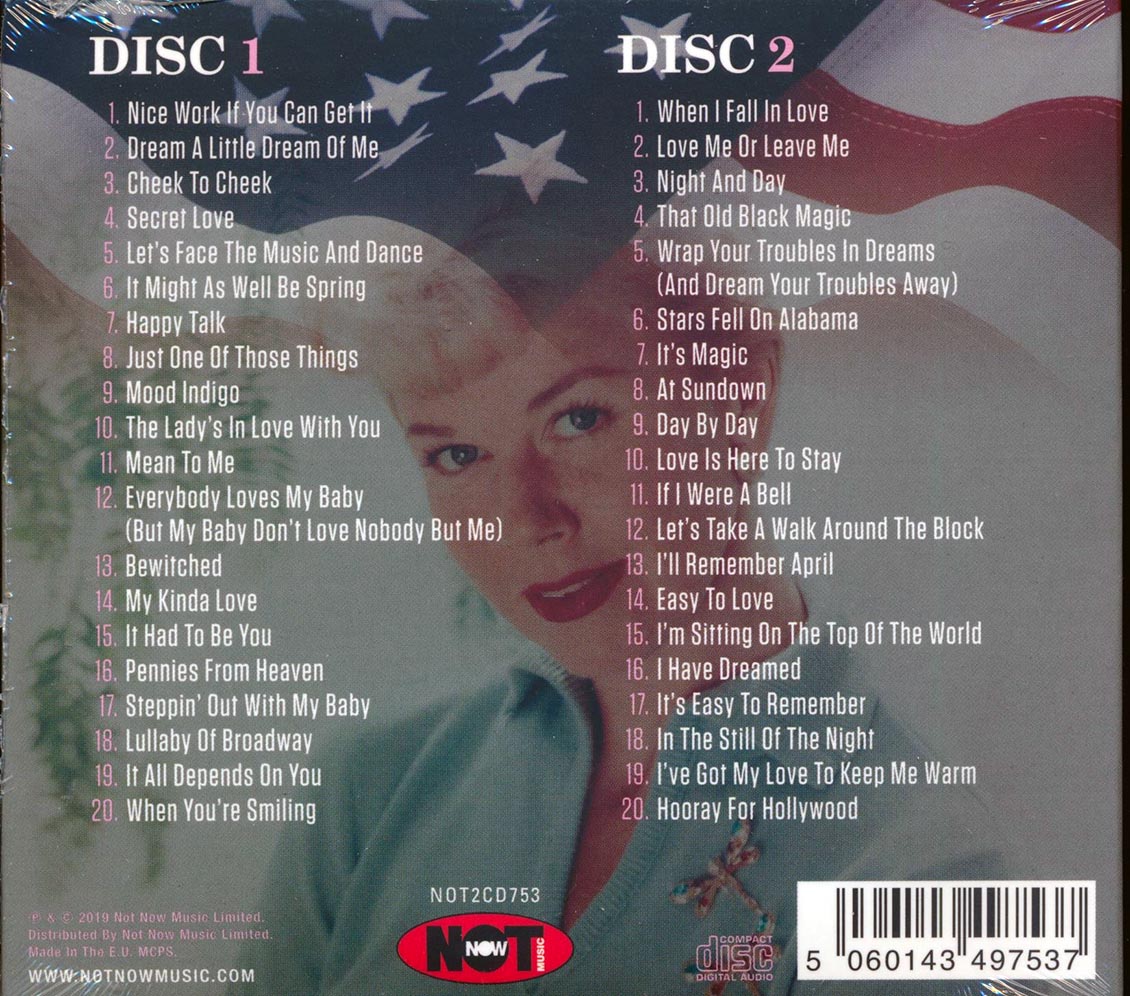 Doris Day - Sings The Great American Songbook (40 tracks) (2xCD) (deluxe 3-fold digipak)