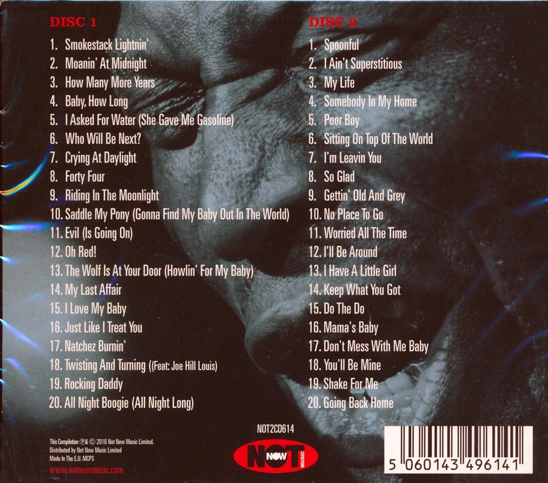 Howlin' Wolf - Smokestack Lightnin': The Best Of Howlin' Wolf (40 tracks) (2xCD)