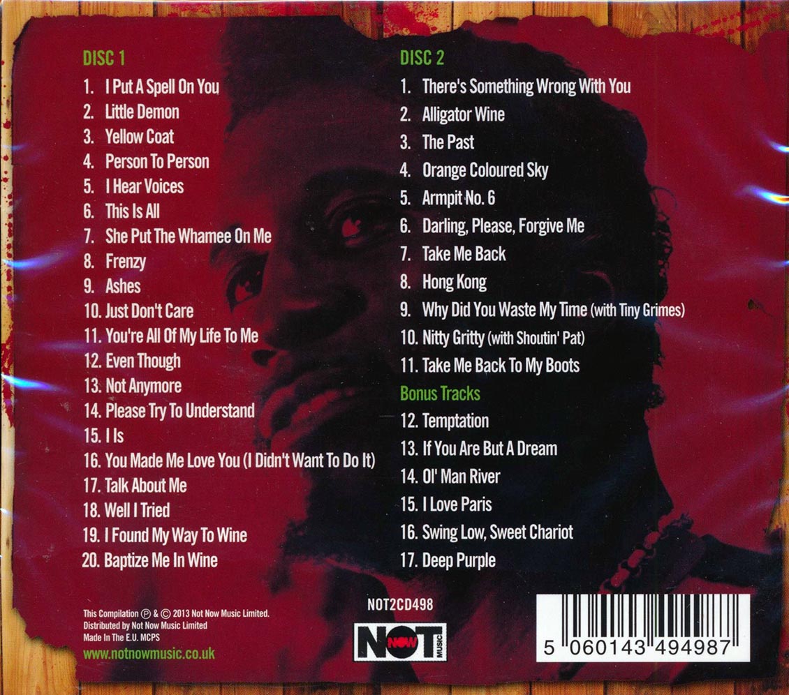 Screamin' Jay Hawkins - The Singles Collection (37 tracks) (2xCD)