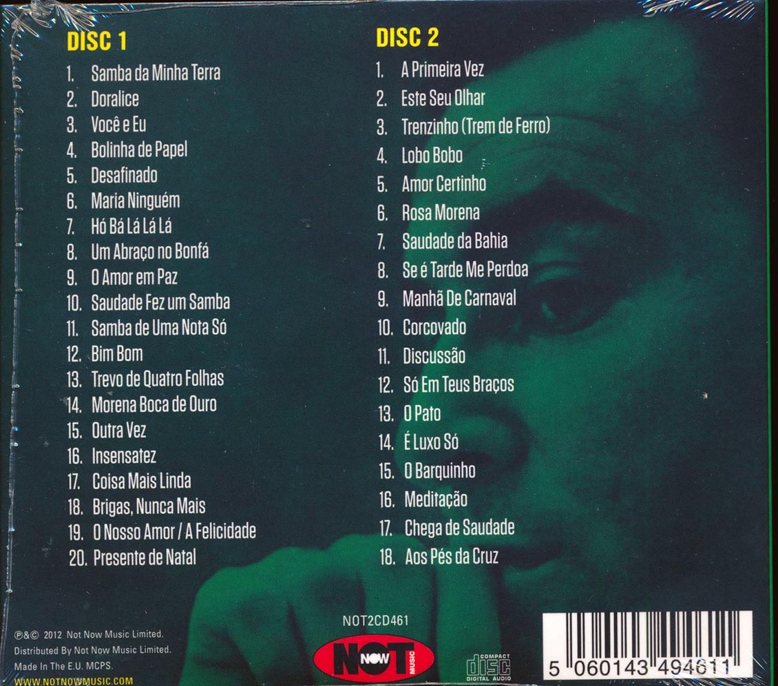 Joao Gilberto - The Bossa Nova Vibe Of Joao Gilberto (38 tracks) (2xCD) (deluxe 3-fold digipak) (remastered)