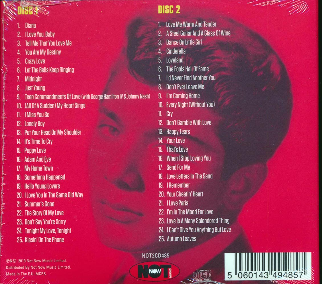 Paul Anka - The Very Best Of Paul Anka (50 tracks) (2xCD) (deluxe 3-fold digipak)