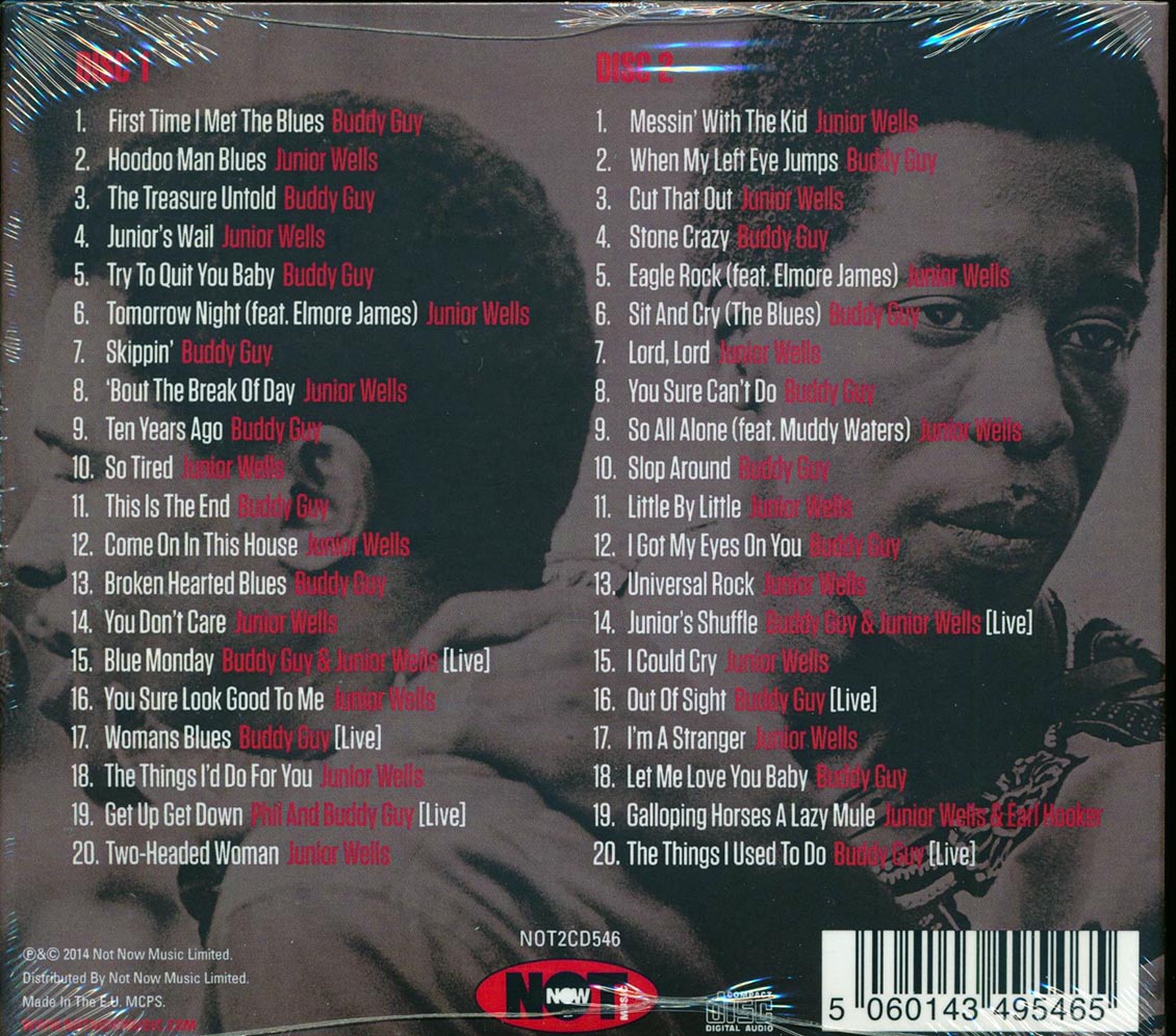 Buddy Guy, Junior Wells - Pure Raw Blues (40 tracks) (2xCD) (deluxe 3-fold digipak) (remastered)