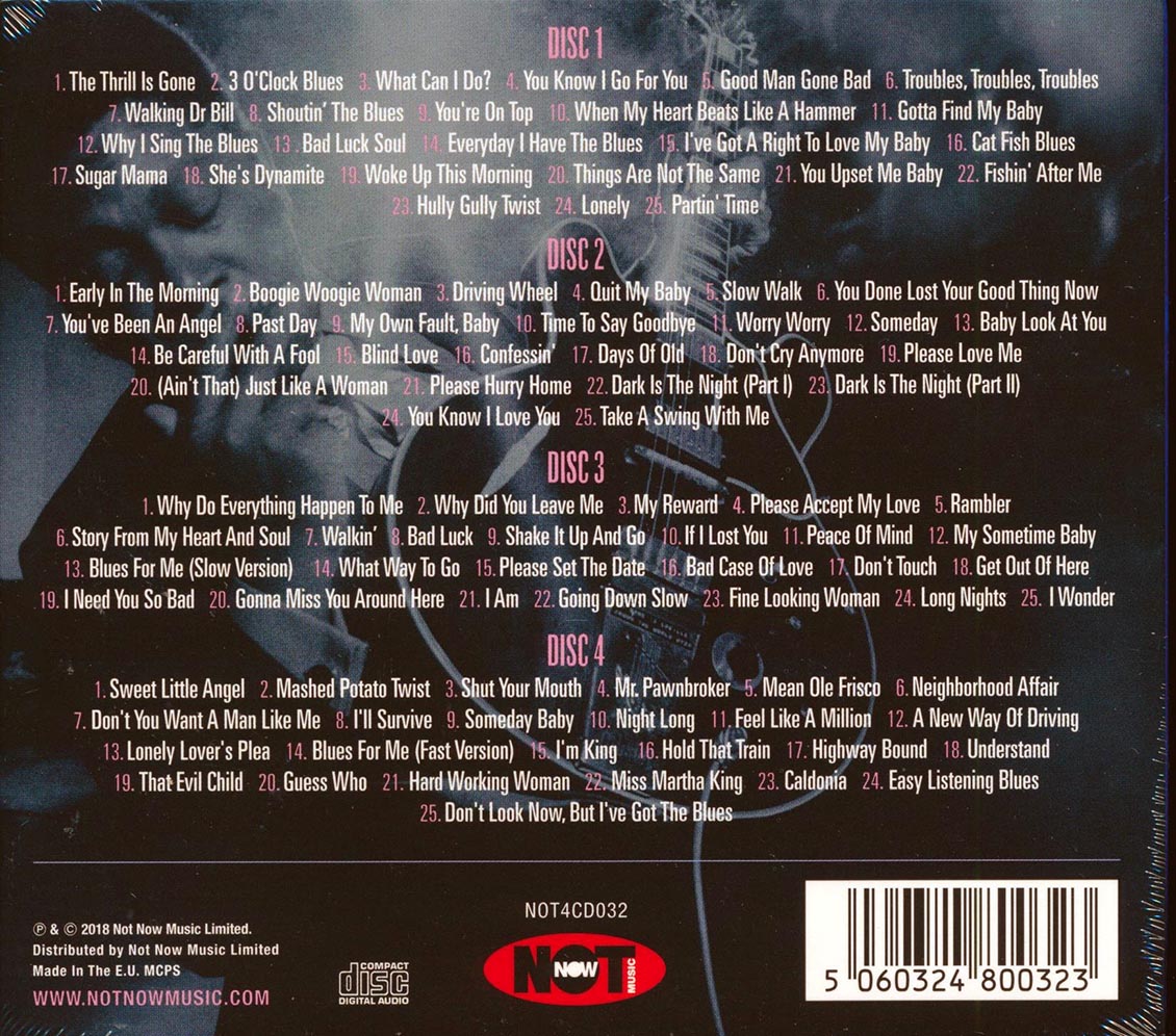 BB King - 100 Greats (100 tracks) (4xCD) (deluxe 4-fold digipak)