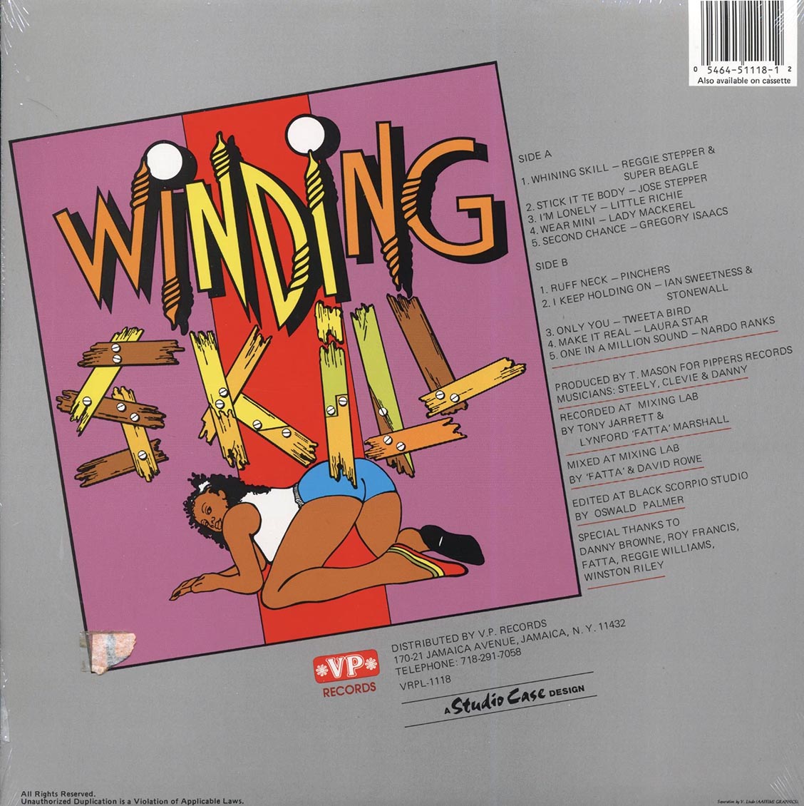 Reggie Stepper, Gregory Isaacs, Lady Mackerel, Tweeta Bird, Etc. - Winding Skill (orig. press)