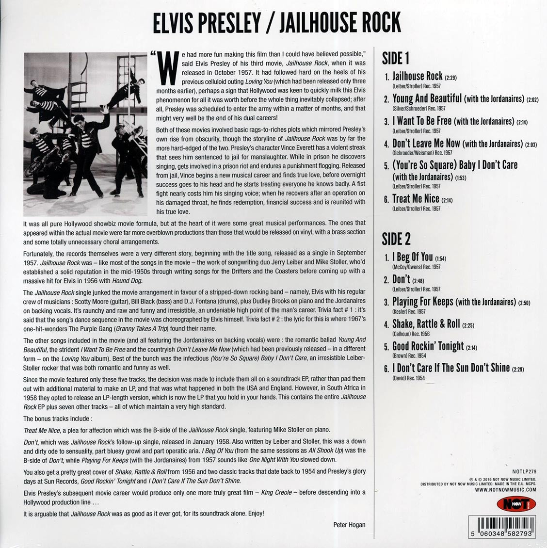 Elvis Presley - Jailhouse Rock (180g) (colored vinyl)