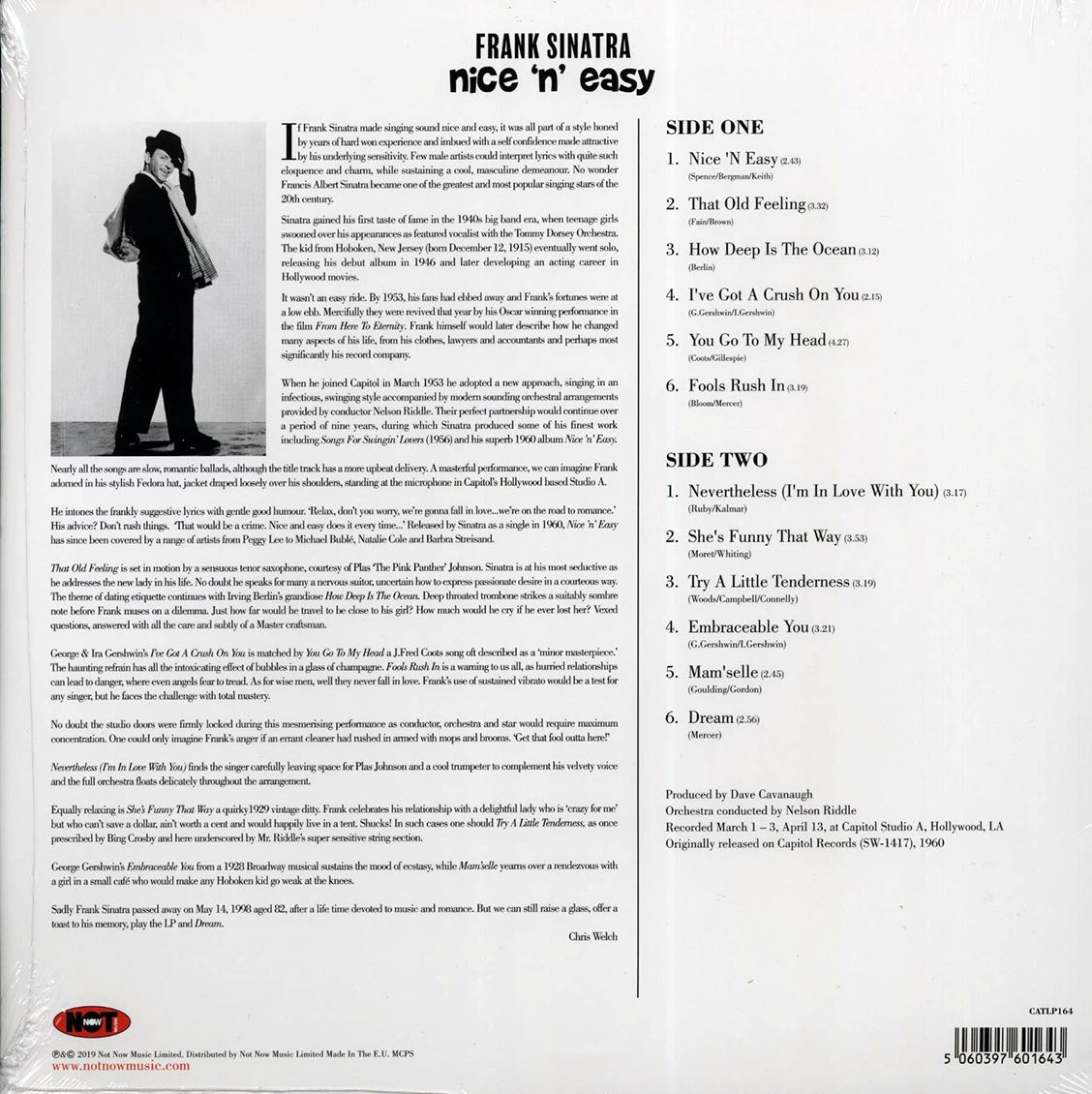 Frank Sinatra - Nice 'N' Easy (180g)