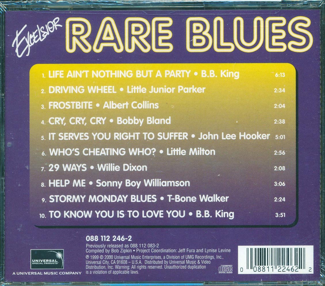 BB King, Albert Collins, Willie Dixon, Etc. - Excelsior Rare Blues