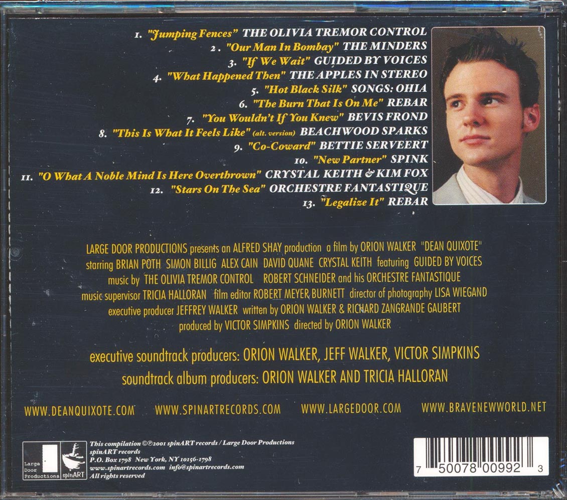 Rebar, The Bevis Frond, The Minders, Etc. - Dean Quixote: The Soundtrack To The Film (marked/ltd stock)