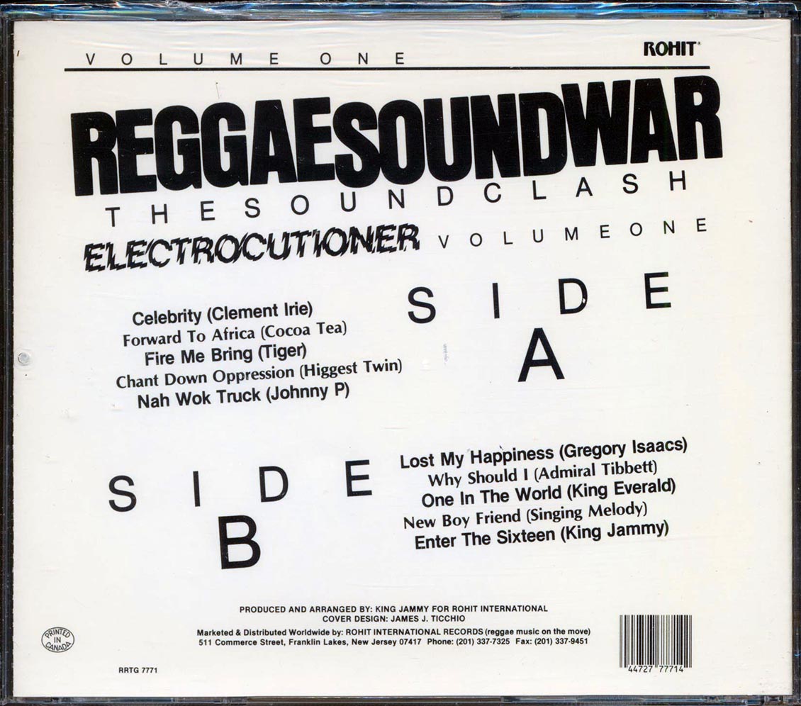 Clement Irie, Tiger, Cocoa Tea, King Everald, King Jammy, Etc. - Reggae Sound War The Soundclash: Electrocutioner Volume 1