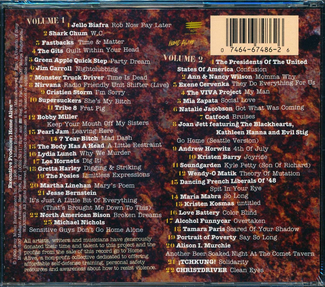 Pearl Jam, Soundgarden, Joan Jett, Etc. - Hoe Alive: The Art Of Self Defense (47 tracks) (2xCD)