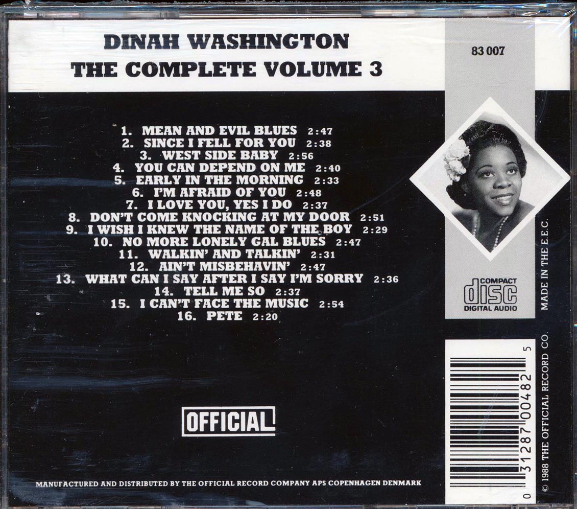 Dinah Washington - The Complete Dinah Washington Volume 3: 1947