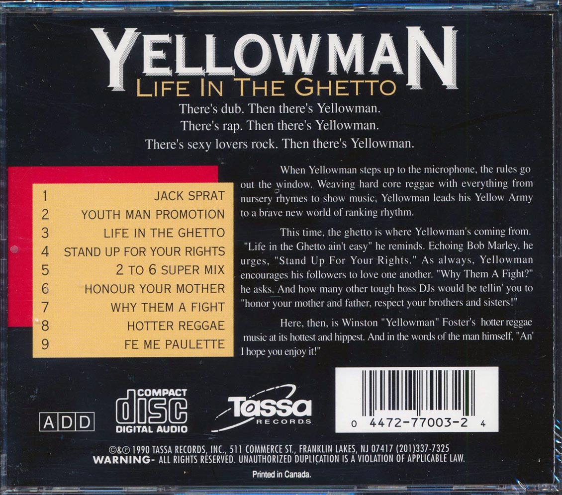 Yellowman - Life In The Ghetto