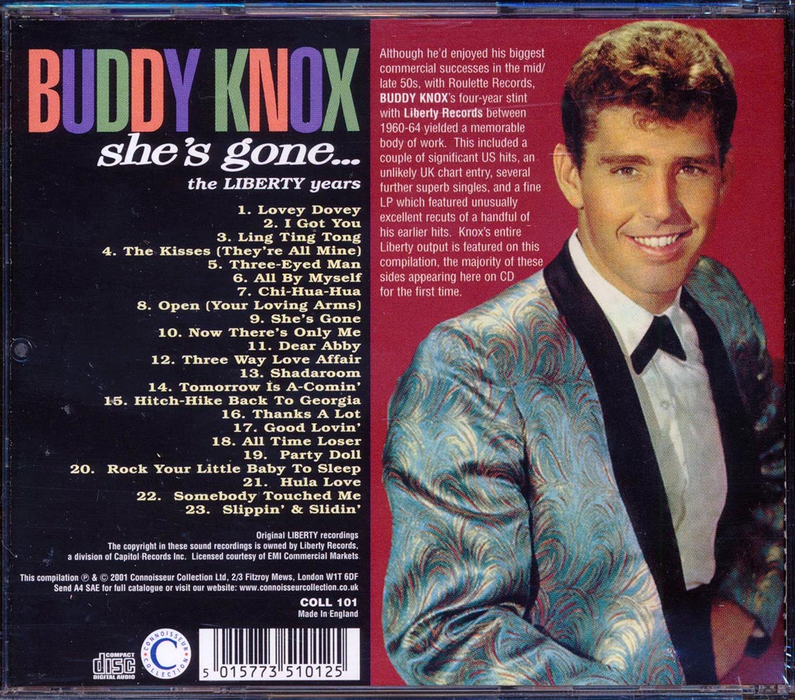 Buddy Knox - She's Gone: The Liberty Years (23 tracks)