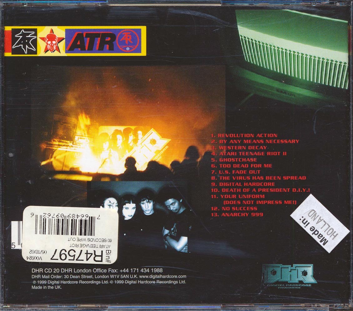 Atari Teenage Riot - 60 Second Wipe Out