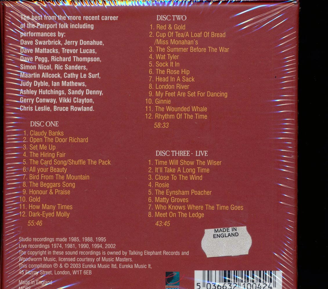 Fairport Convention - Shines Like Gold (32 tracks) (3xCD) (box set)