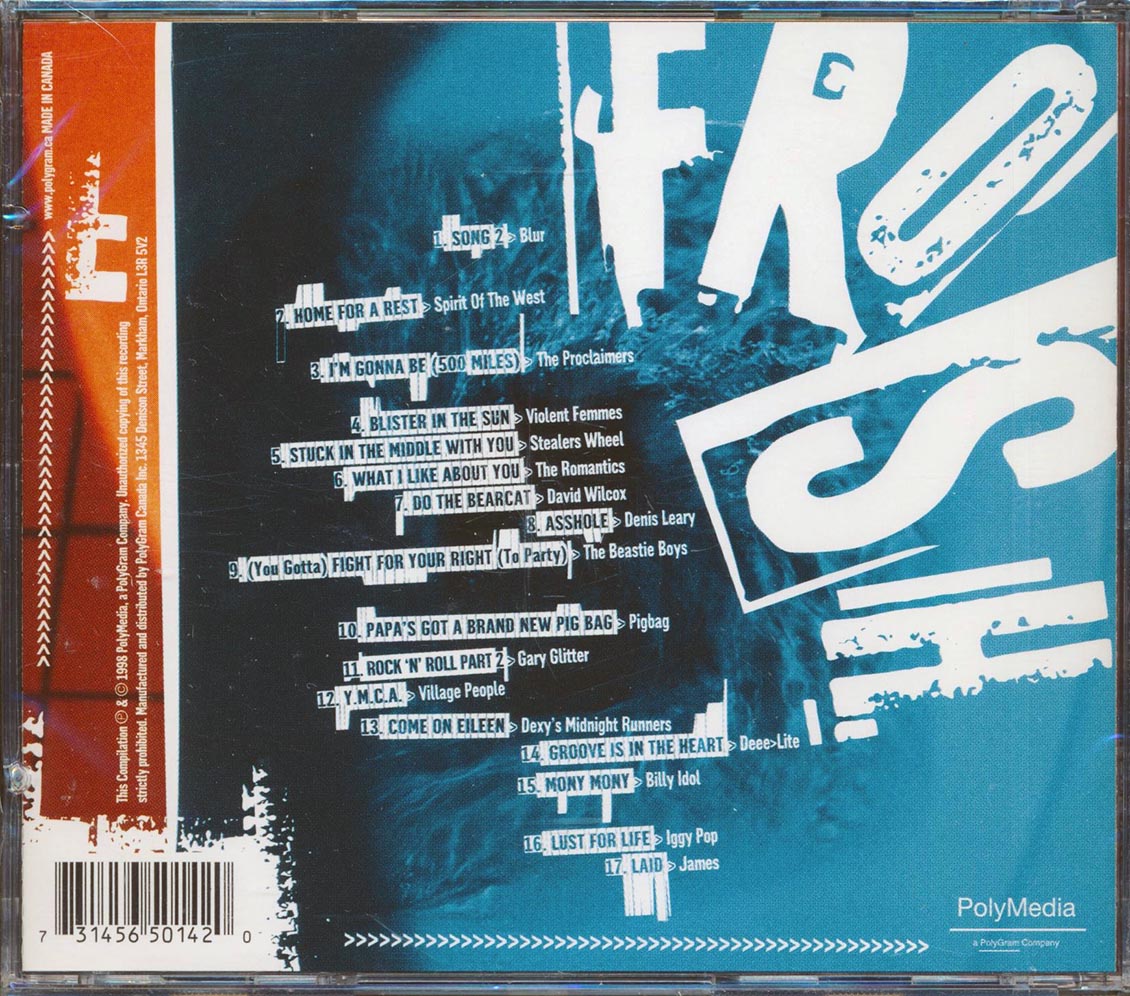 Blur, Iggy Pop, Violent Femmes, The Beatsie Boys, Etc. - Frosh: The Unofficial Soundtrack To Higher Lerning