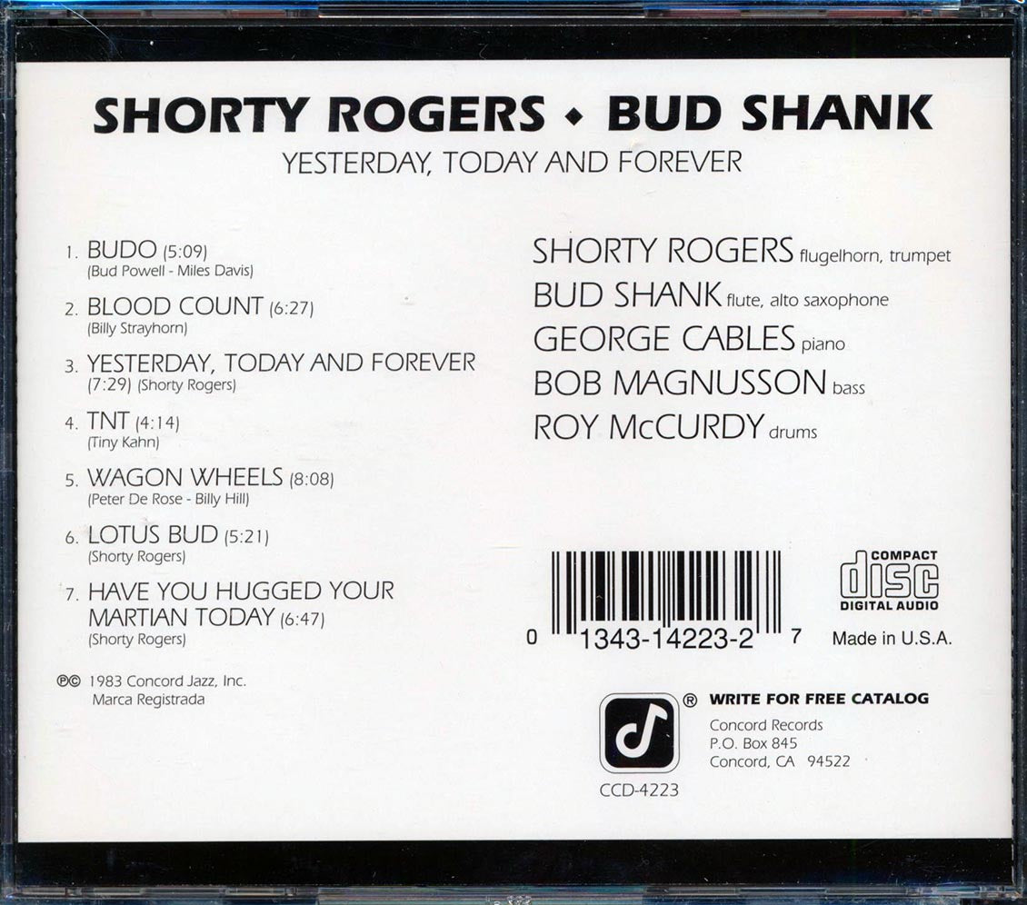 Shorty Rogers, Bud Shank - Yesterday, Today And Forever
