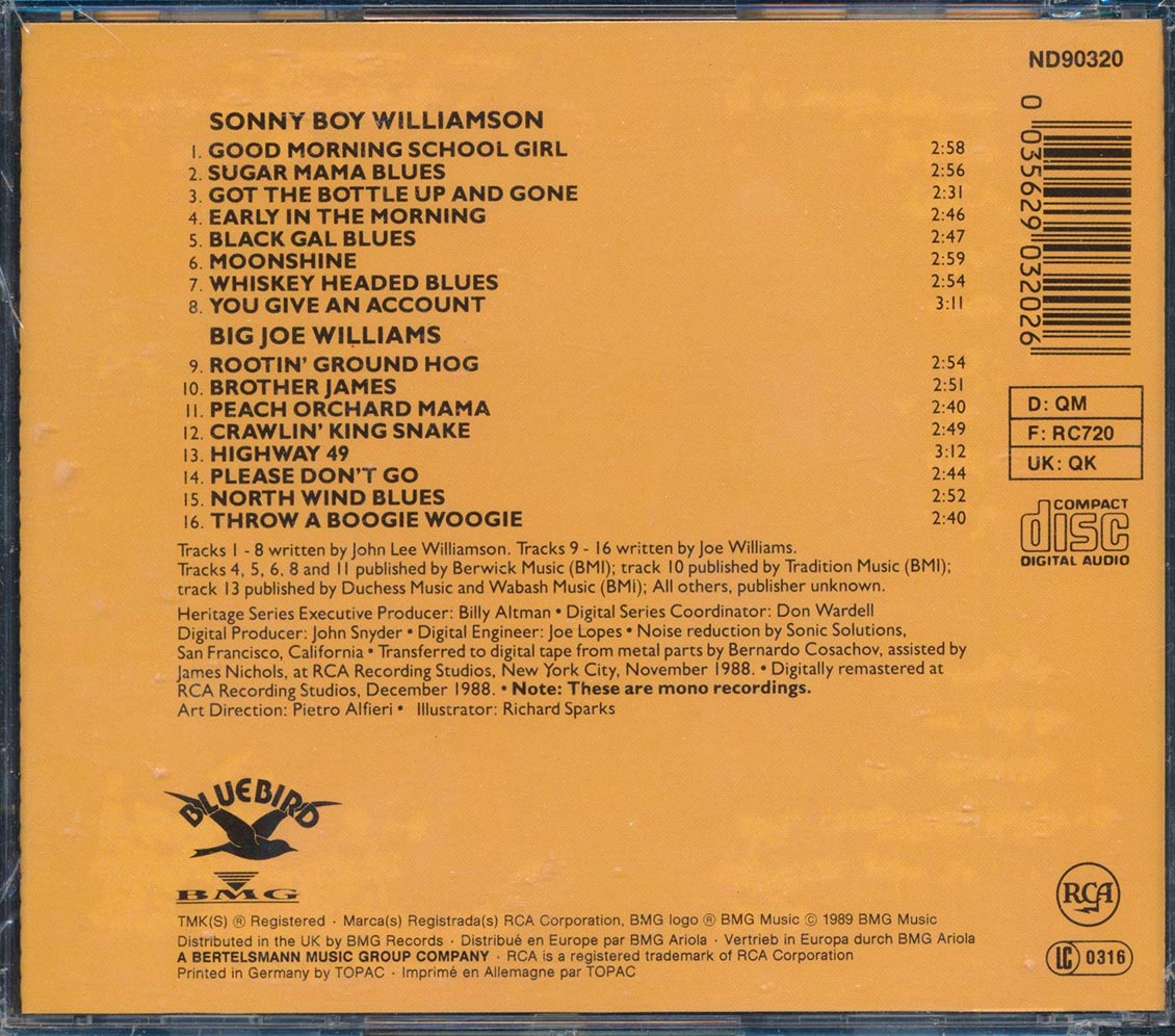 Sonny Boy Williamson, Big Joe Williams - Throw A Boogie Woogie (remastered)