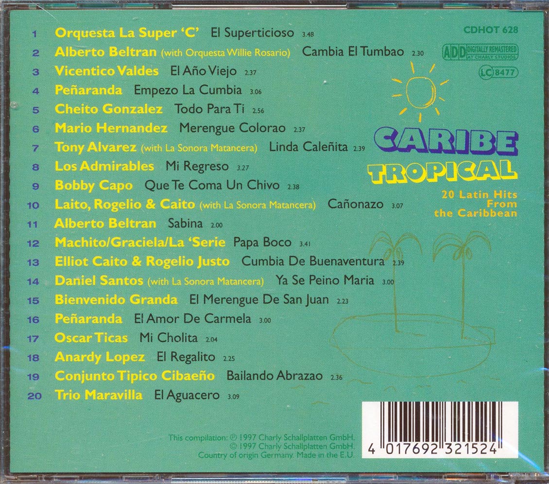 Machito, Bobby Capo, La Sonora Matancera, Etc. - Caribe Tropical (20 tracks)