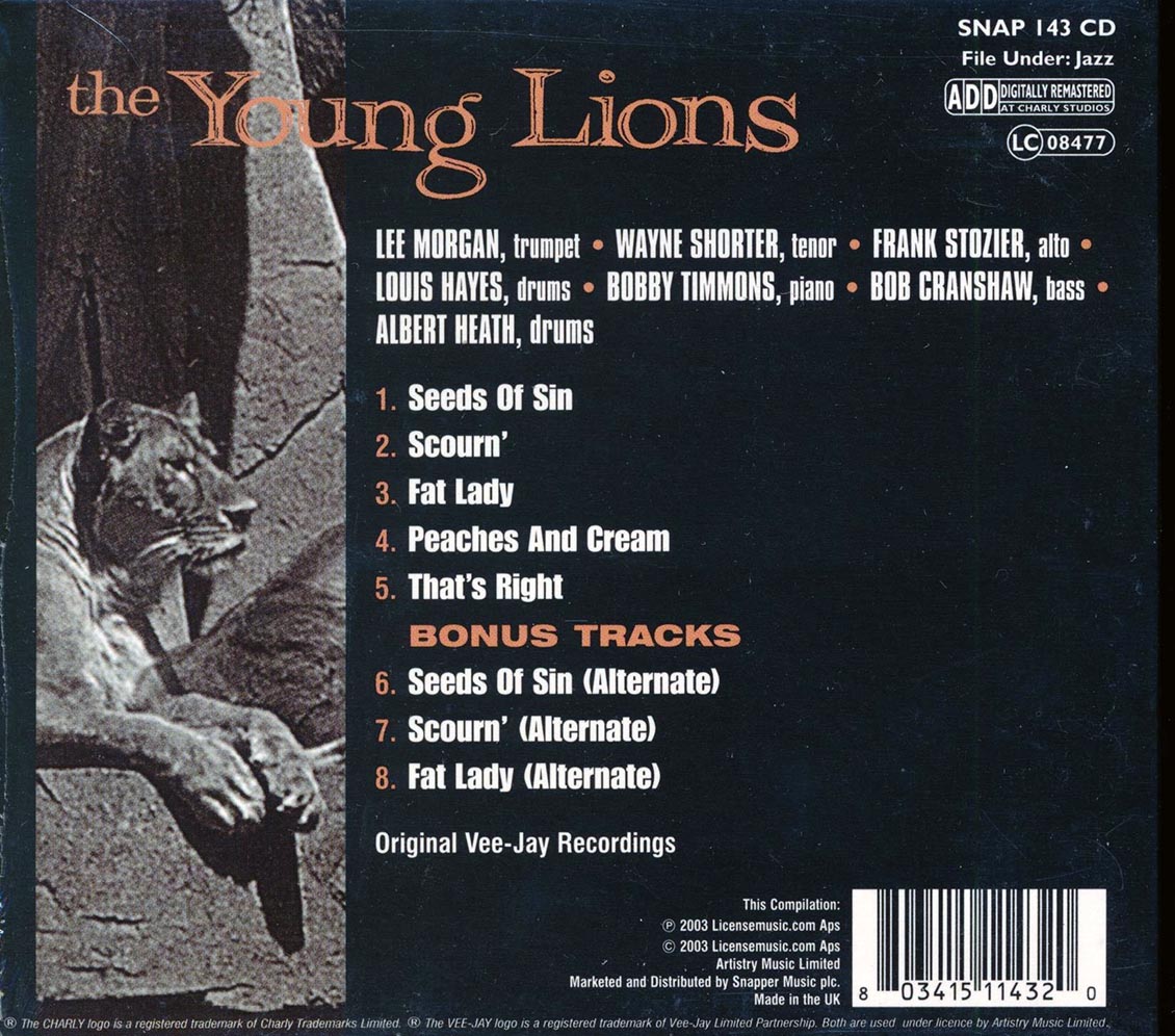 The Young Lions - The Young Lions (+ 4 bonus tracks)
