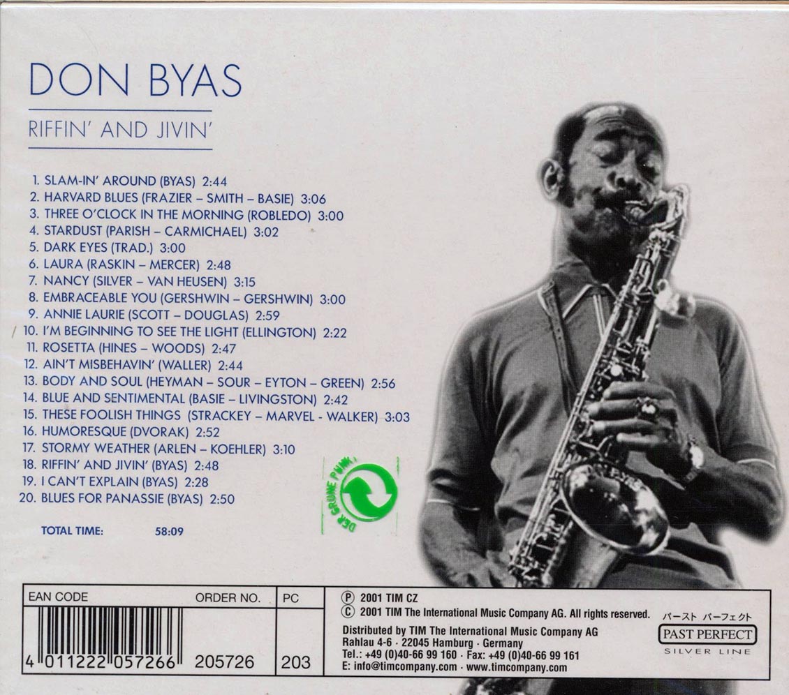 Don Byas - Riffin' And Jivin' (20 tracks)