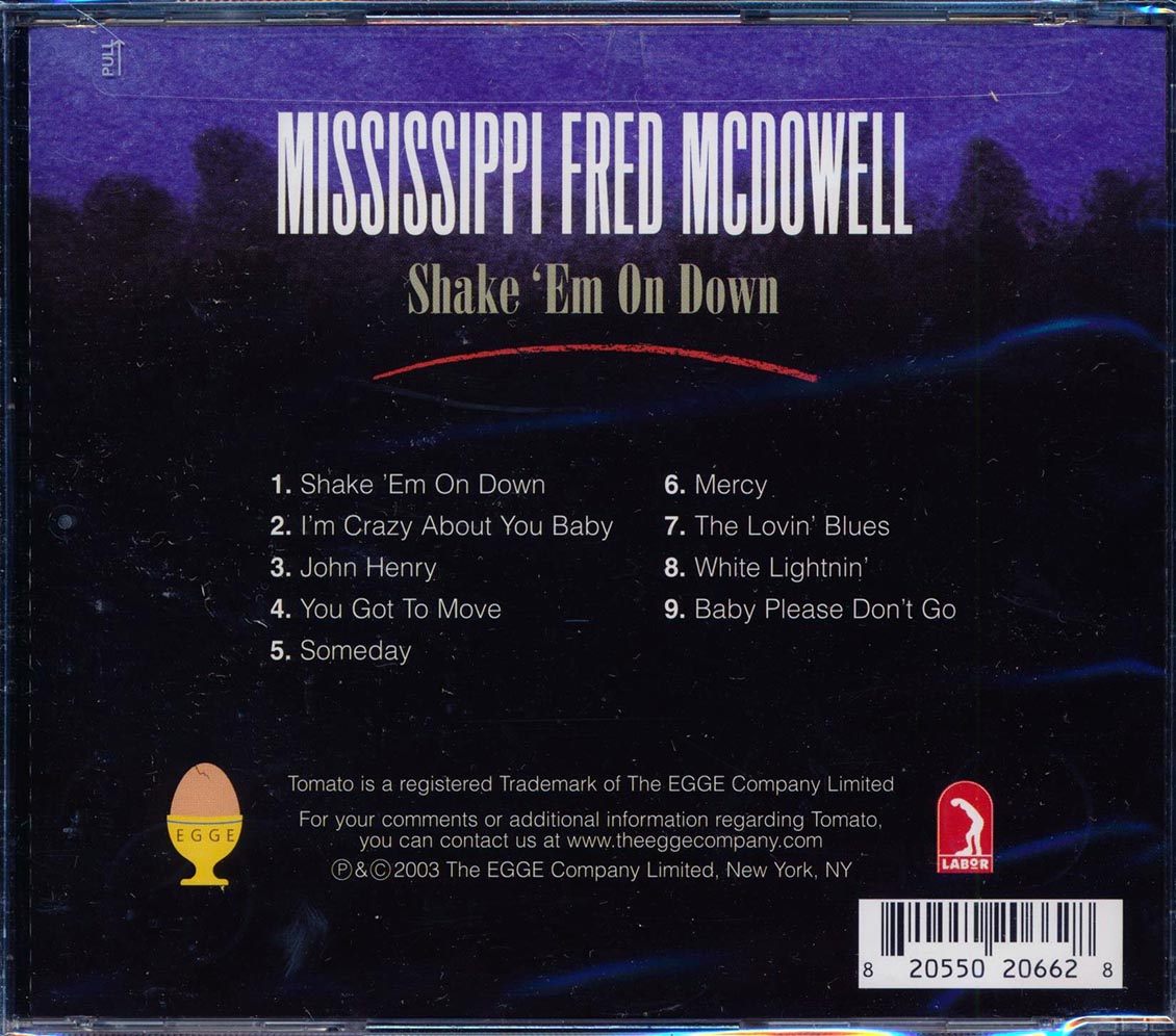 Mississippi Fred McDowell - Shake 'Em On Down