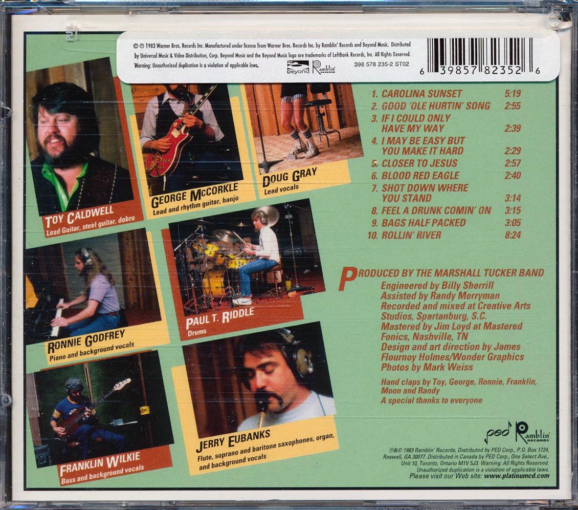 The Marshall Tucker Band - Greetings From South Carolina (marked/ltd stock)