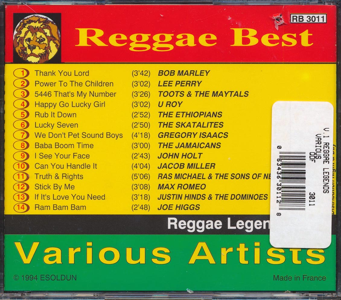 Jacob Miller, Bob Marley, Ras Michael, The Skatalites, Etc. - Reggae Legends Volume 1