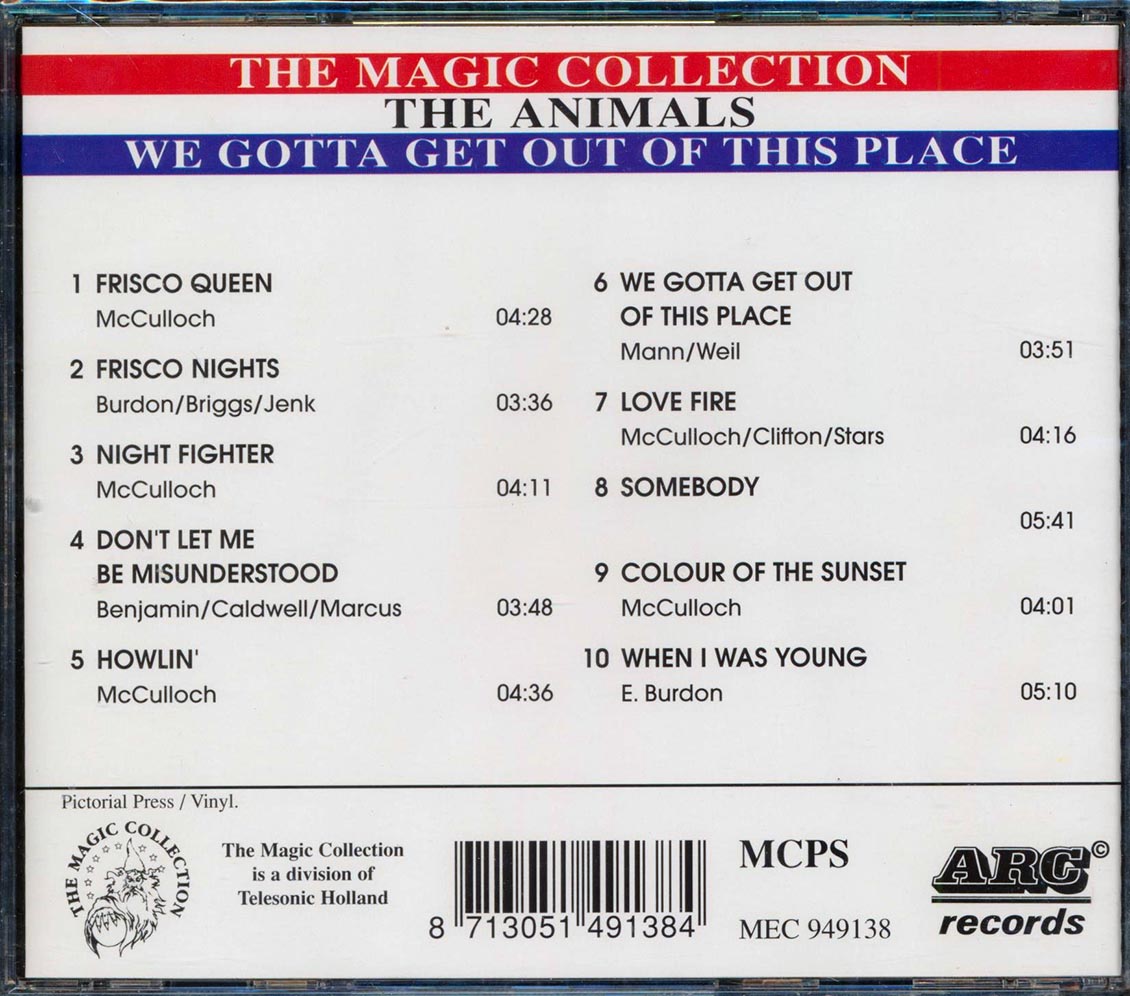 The Animals - The Magic Collection: We Gotta Get Out Of This Place